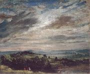 John Constable View from Hampstead Heath painting